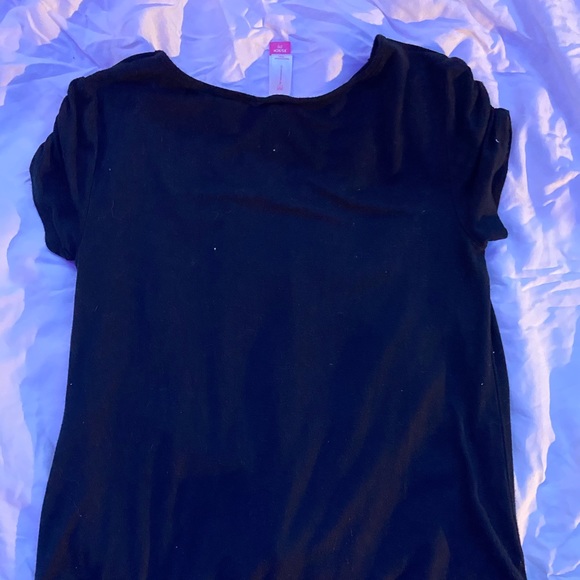 No Boundaries Black Short Sleeve Top - Picture 3 of 3